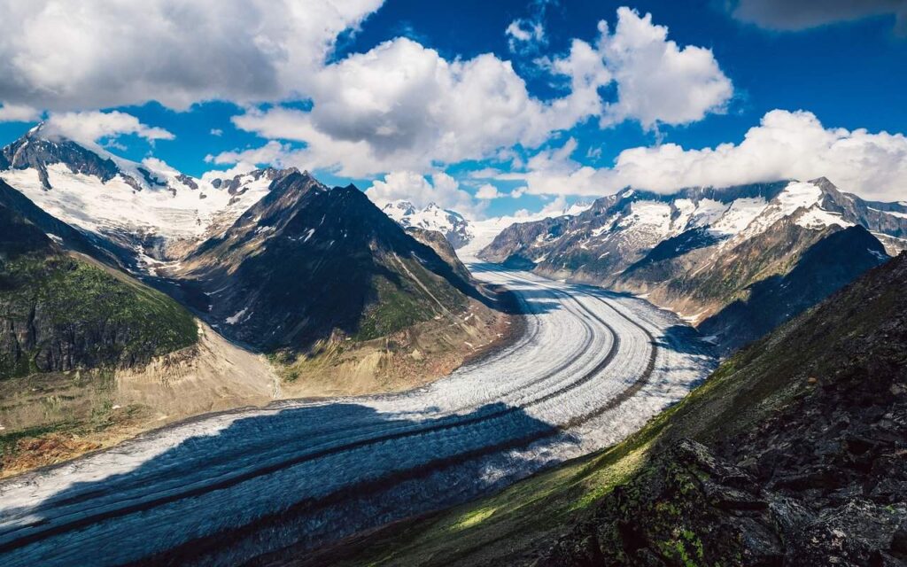 The Kafni glacier